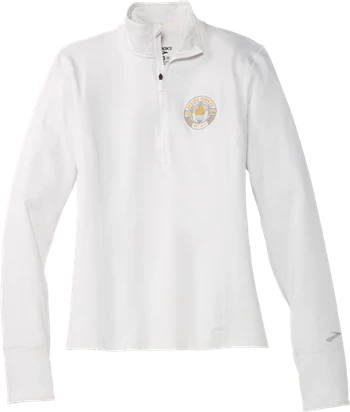 Chaqueta Running Brooks Dash 1/2 Zip Mujer Blancas | 98632DZIC